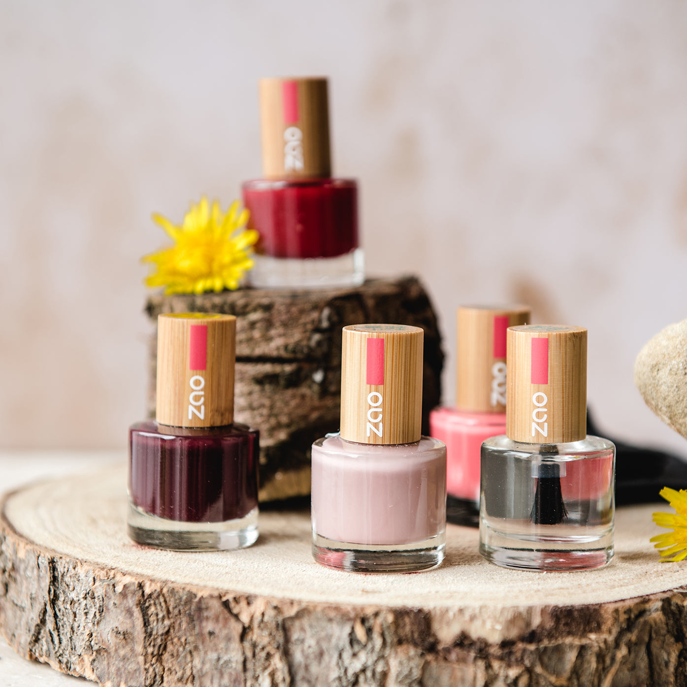 Zao Makeup Nail Polish - Black Cherry - Life Before Plastik